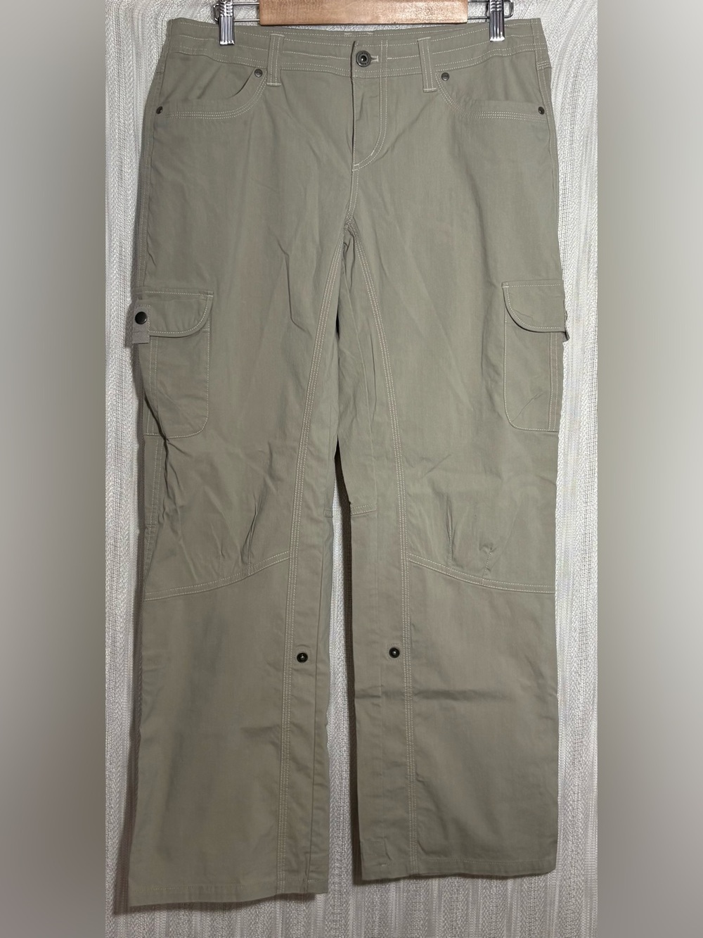 KUHL Women's Splash Roll-Up Pants light tan size 12 short